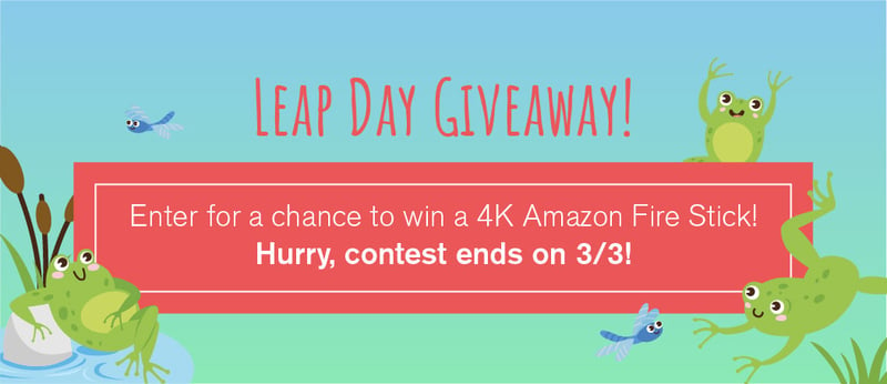 Leap Day Giveaway Banner